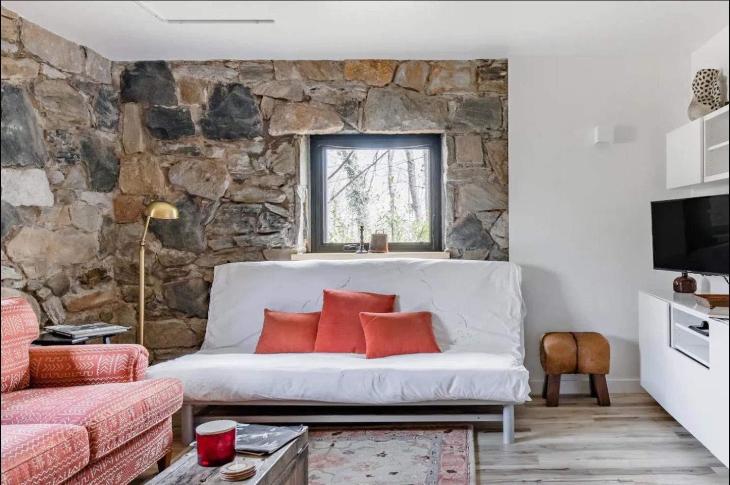 Studio Guest Suite In Forest Cottage Tryon Luaran gambar