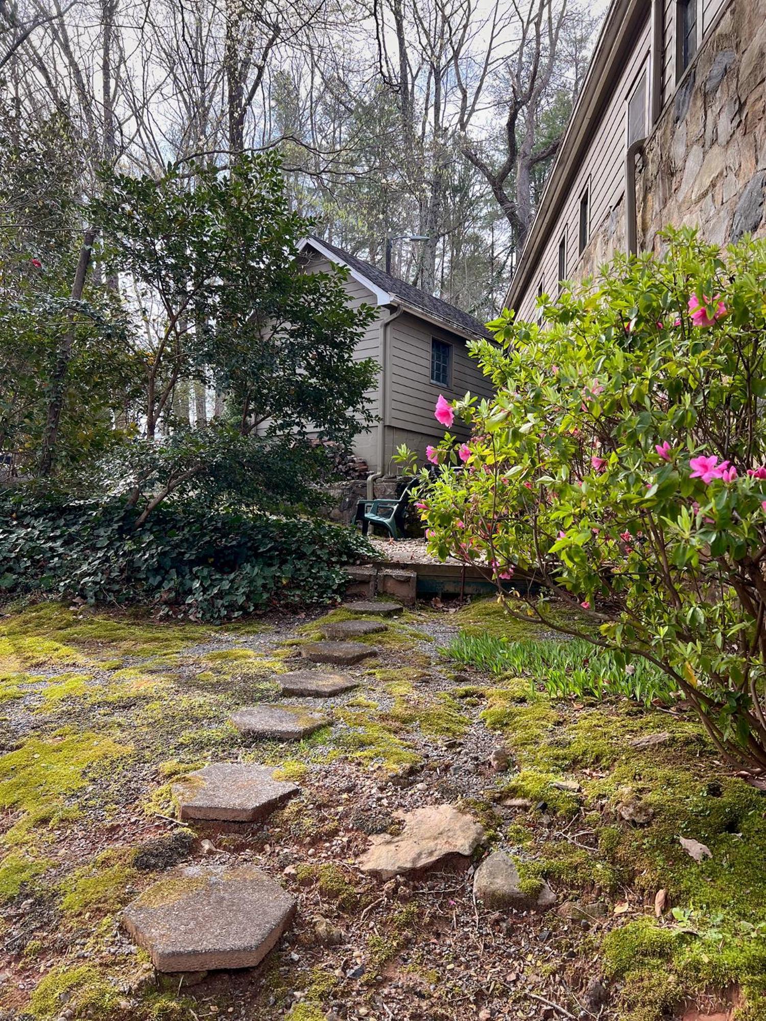 Studio Guest Suite In Forest Cottage Tryon Luaran gambar
